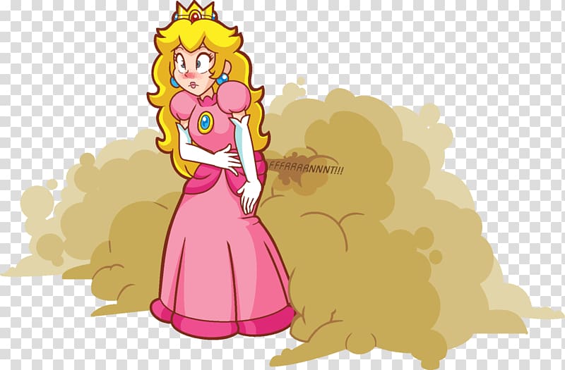 Princess Peach Princess Daisy Flatulence Female, peach transparent background PNG clipart