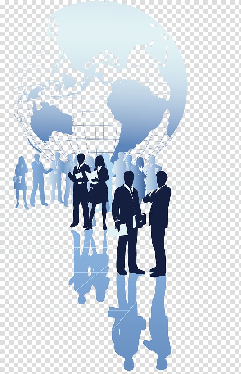 Globe , Businessperson Company Service Empresa, Creative business people transparent background PNG clipart