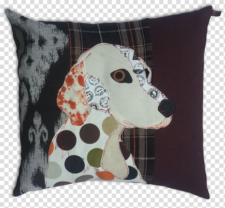 Cushion Throw Pillows Bull Terrier Dalmatian dog, pillow transparent background PNG clipart