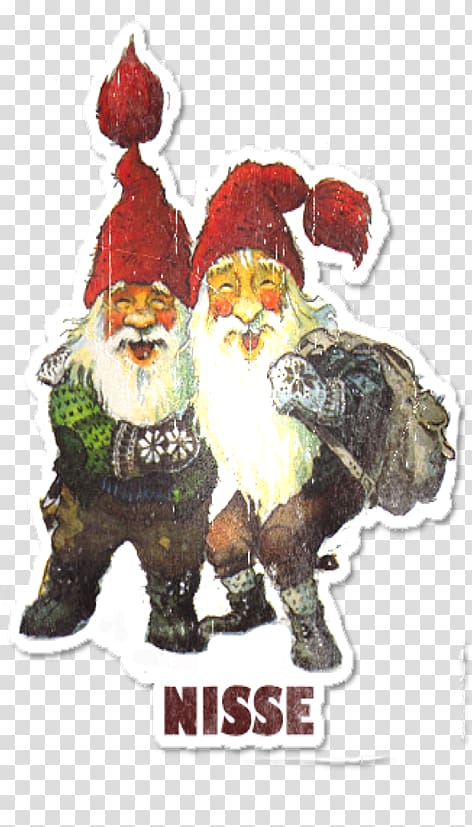 Santa Claus Nisse Gnome Goblin Elf, small spirit creatures transparent background PNG clipart