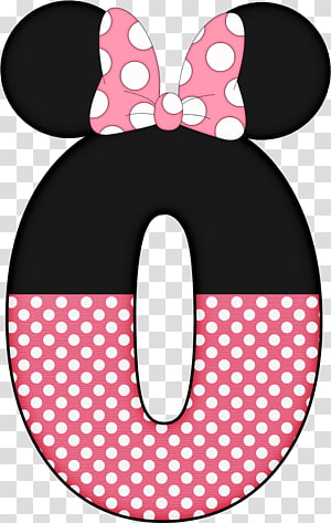 Black and pink Minnie Mouse-themed A text, Minnie Mouse Mickey Mouse ...