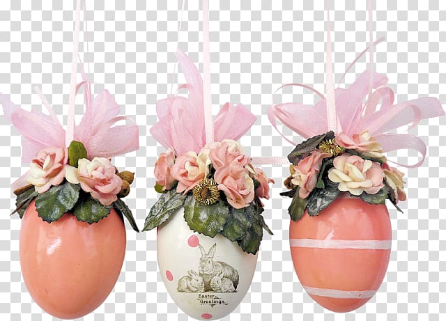 Floral design Easter egg Vase , Easter transparent background PNG clipart