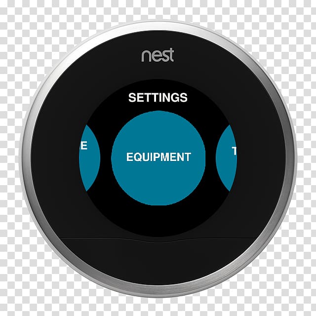 Nest Learning Thermostat Smart thermostat Nest Thermostat (3rd Generation) Nest Labs, Thermostat System transparent background PNG clipart