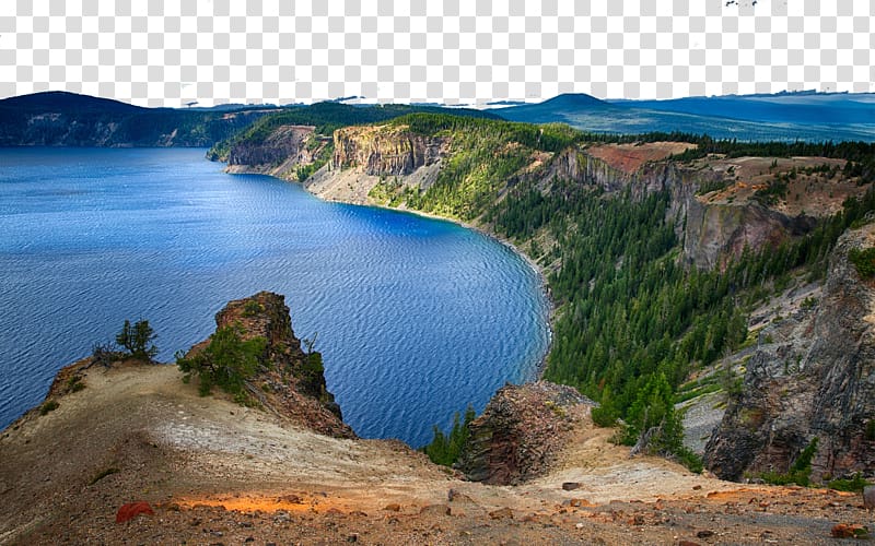 Crater Lake Mount Mazama River Color, United States Crater Lake ten transparent background PNG clipart