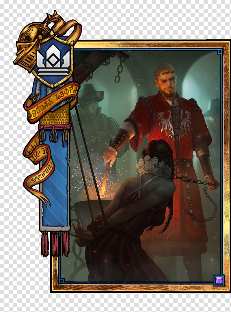 Gwent: The Witcher Card Game The Witcher 3: Wild Hunt Geralt of Rivia Video game, CardArt transparent background PNG clipart