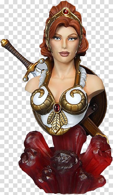Teela He-Man Masters of the Universe Beast Man Bust, Sorceress Of Castle Grayskull transparent background PNG clipart