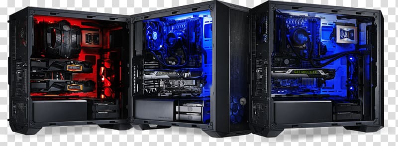 Computer Cases & Housings Cooler Master Power supply unit Graphics Cards & Video Adapters Motherboard, Computer transparent background PNG clipart