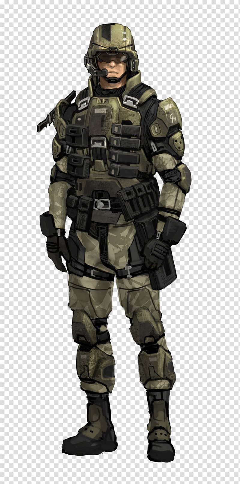 Halo 3 Halo: Reach Halo Wars Halo 5: Guardians Halo: Combat Evolved, Soldier transparent background PNG clipart