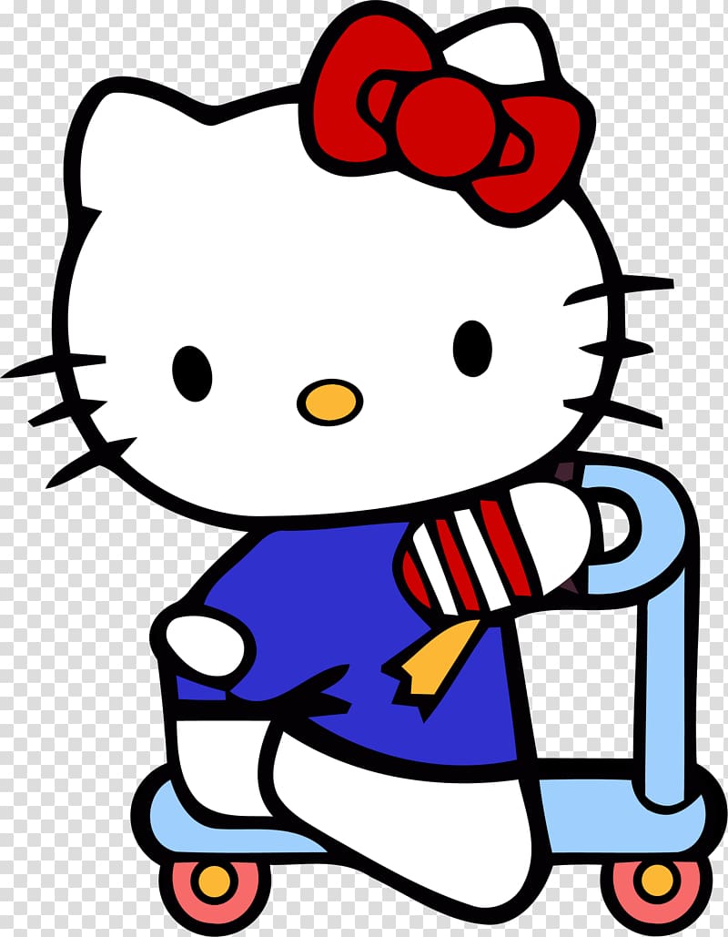 Hello Kitty illustration, Hello Kitty Animation , hello transparent background PNG clipart