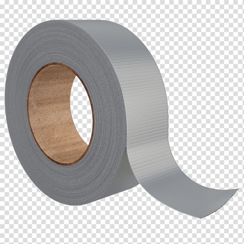 white adhesive tape, Grey Duct Tape transparent background PNG clipart