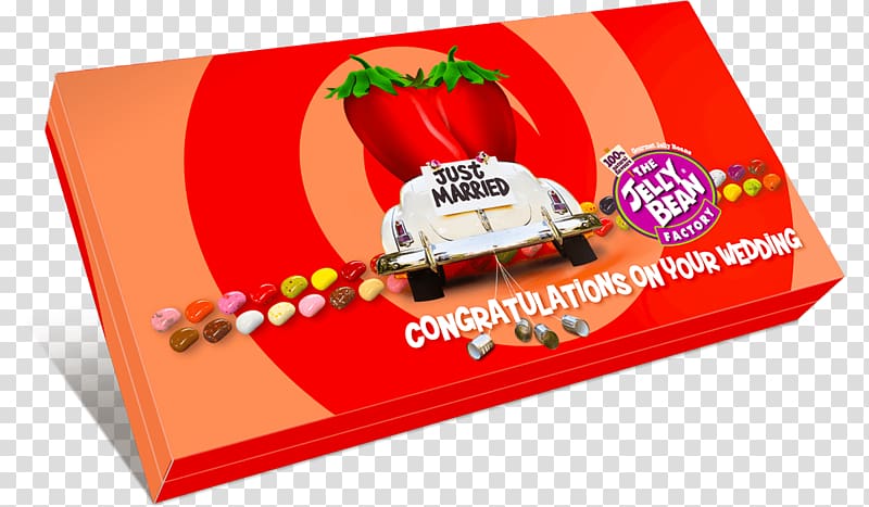 Food Jelly bean Gelatin dessert Sugar Gift, Wedding congratulation transparent background PNG clipart