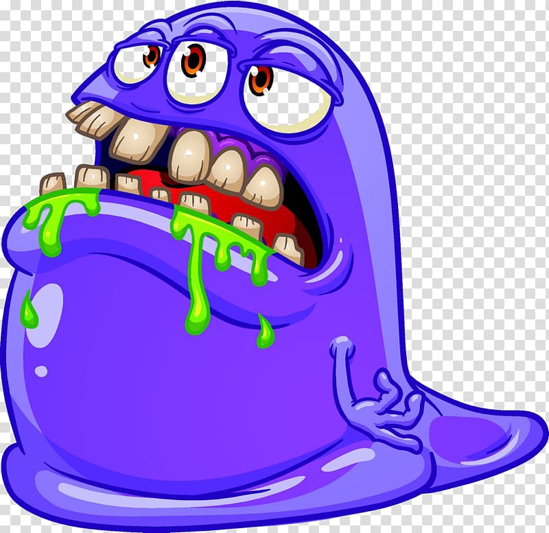 Cartoon , Blue cartoon monster transparent background PNG clipart