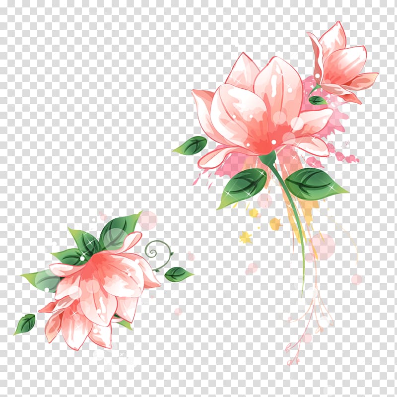 Watercolor painting Poster, Hand-painted lotus transparent background PNG clipart