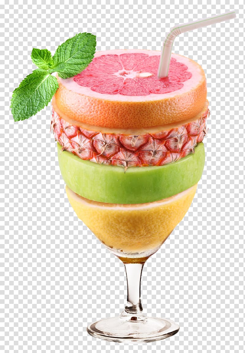 sliced fruits drink, Ice cream Orange juice Soft drink Grapefruit juice, Creative food Creative cartoon ice cream transparent background PNG clipart