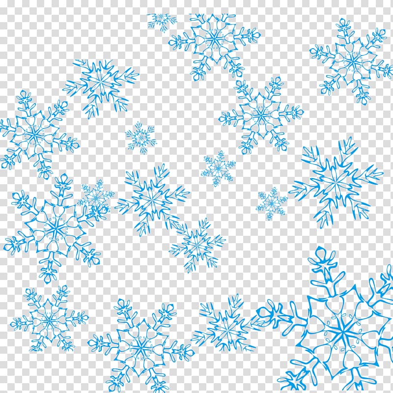 Snowflake Blue, Blue snowflake transparent background PNG clipart