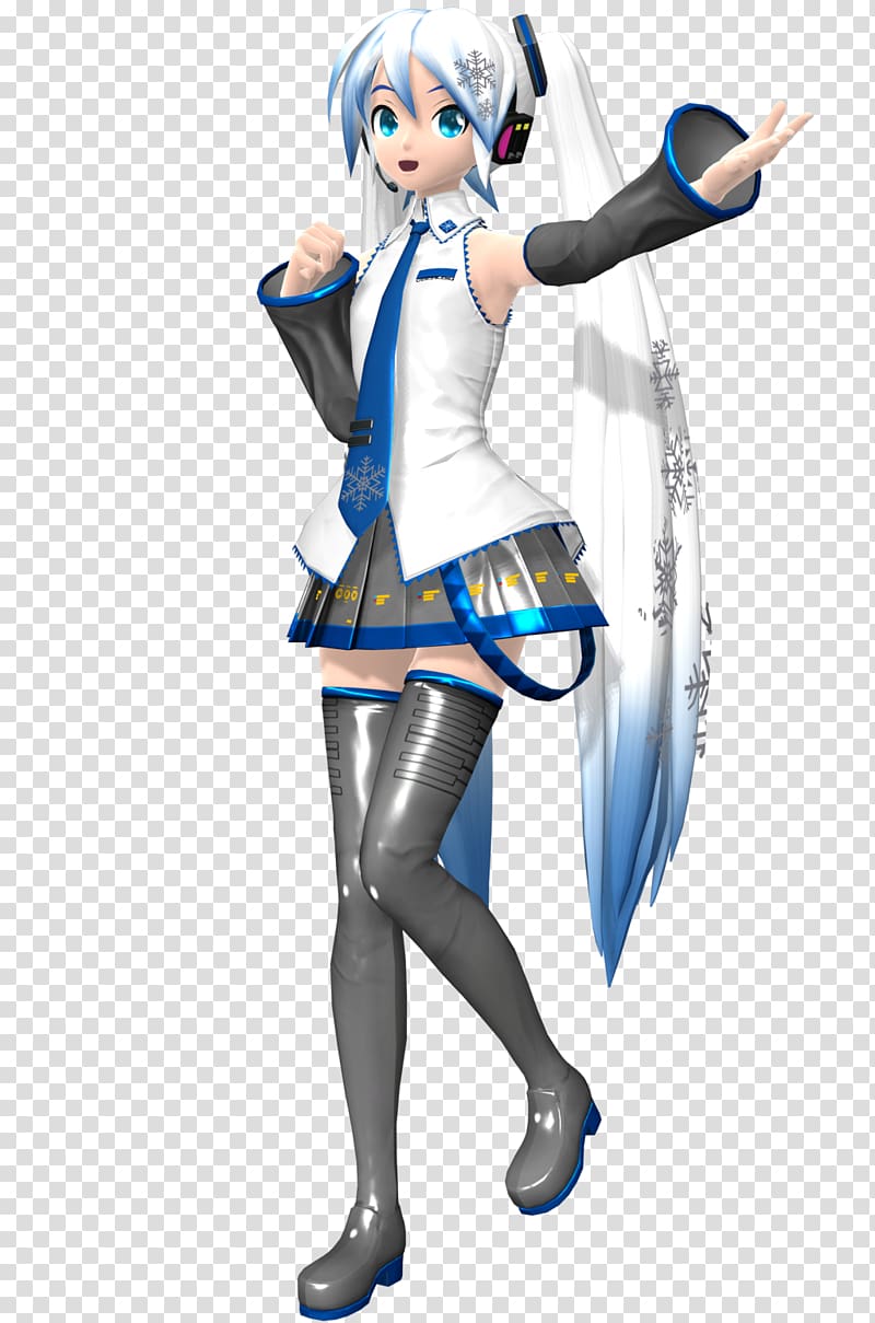 Hatsune Miku: Project DIVA Arcade Sega MikuMikuDance 雪未來, hatsune miku transparent background PNG clipart