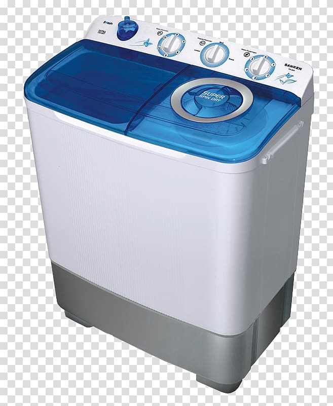 white and blue twin tub washer and dryer, Washing Machines East Jakarta North Jakarta Laundry, gambar mesin cuci transparent background PNG clipart