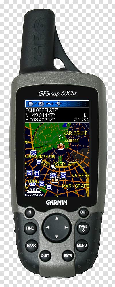 Global Positioning System Feature phone Garmin GPSMAP 60CSx GPS watch Handheld Devices, others transparent background PNG clipart