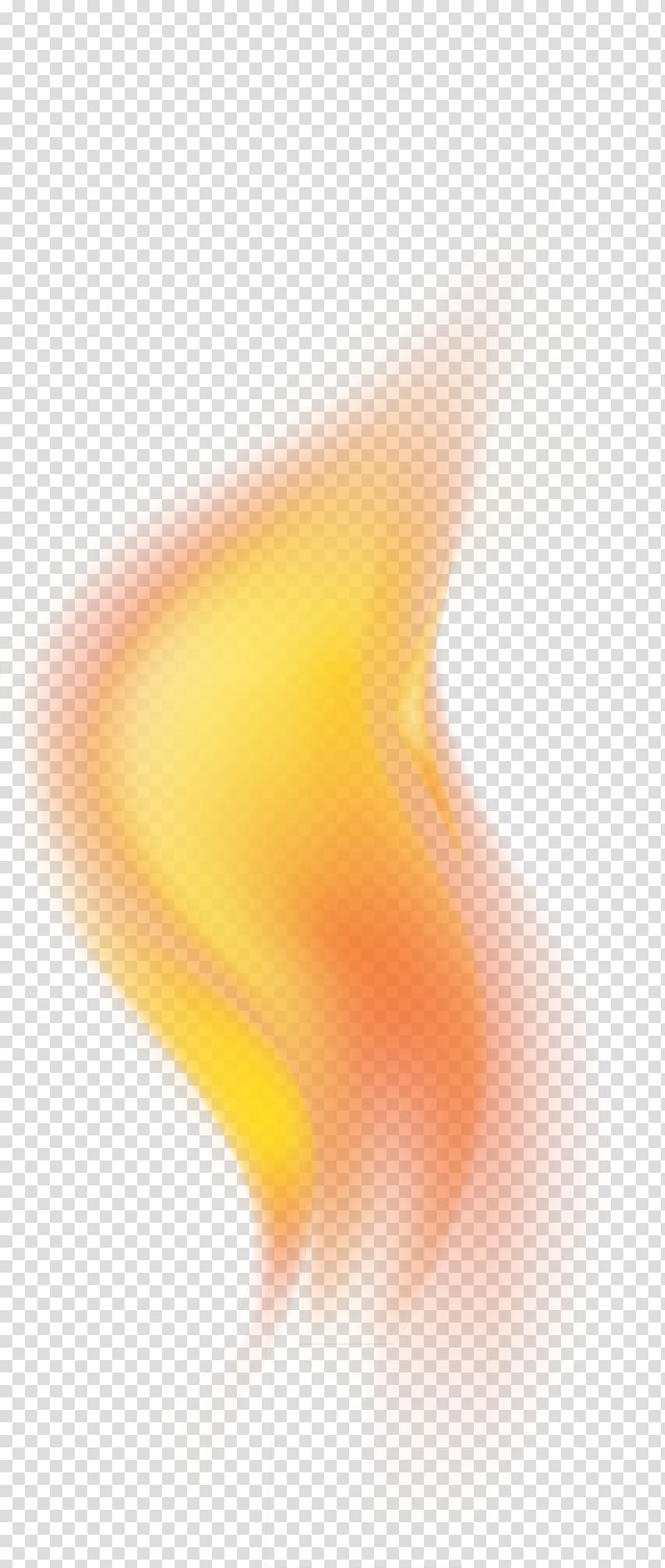Yellow Beak Close-up , Orange curve flame transparent background PNG clipart