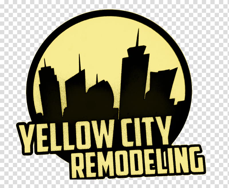 Canyon Amarillo Yellow City Remodeling Logo, house transparent background PNG clipart