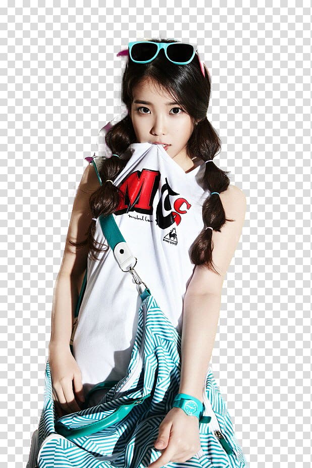 IU South Korea Running Man Kakao M Korean idol, running man transparent background PNG clipart