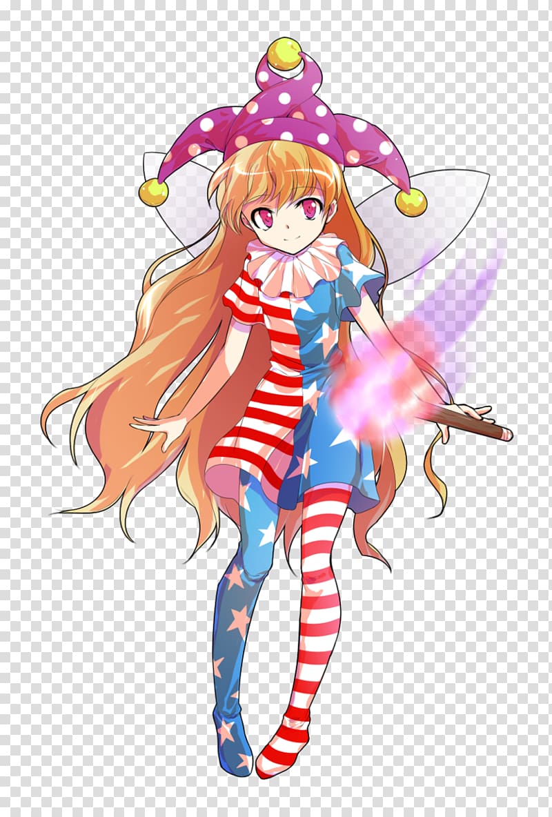 Legacy of Lunatic Kingdom Highly Responsive to Prayers Reimu Hakurei Team Shanghai Alice List of Touhou Project characters, clown transparent background PNG clipart