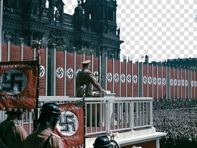 Lustgarten Nazi Germany Second World War Nazi Party Nazi salute, Nazi rally scene transparent background PNG clipart