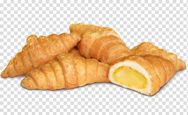 Danish pastry Croissant Puff pastry Kifli Cuban pastry, croissant transparent background PNG clipart