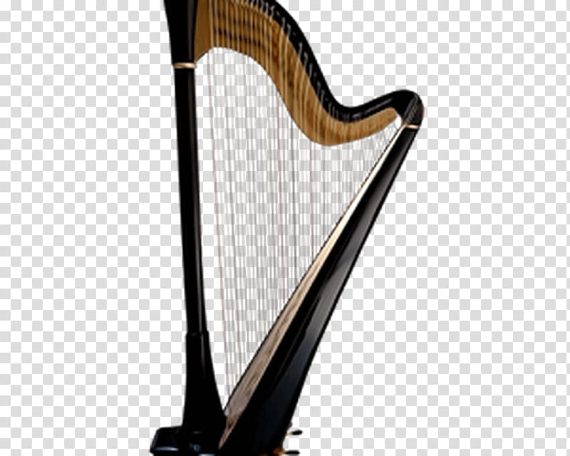 Celtic harp Konghou Musical Instruments, harp transparent background PNG clipart