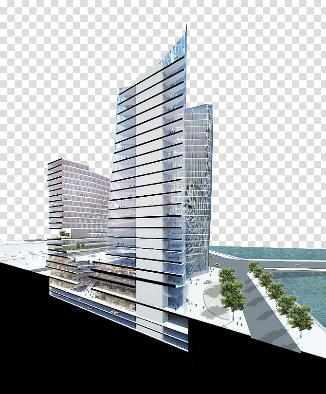 Commercial building Architecture Facade, building transparent background PNG clipart