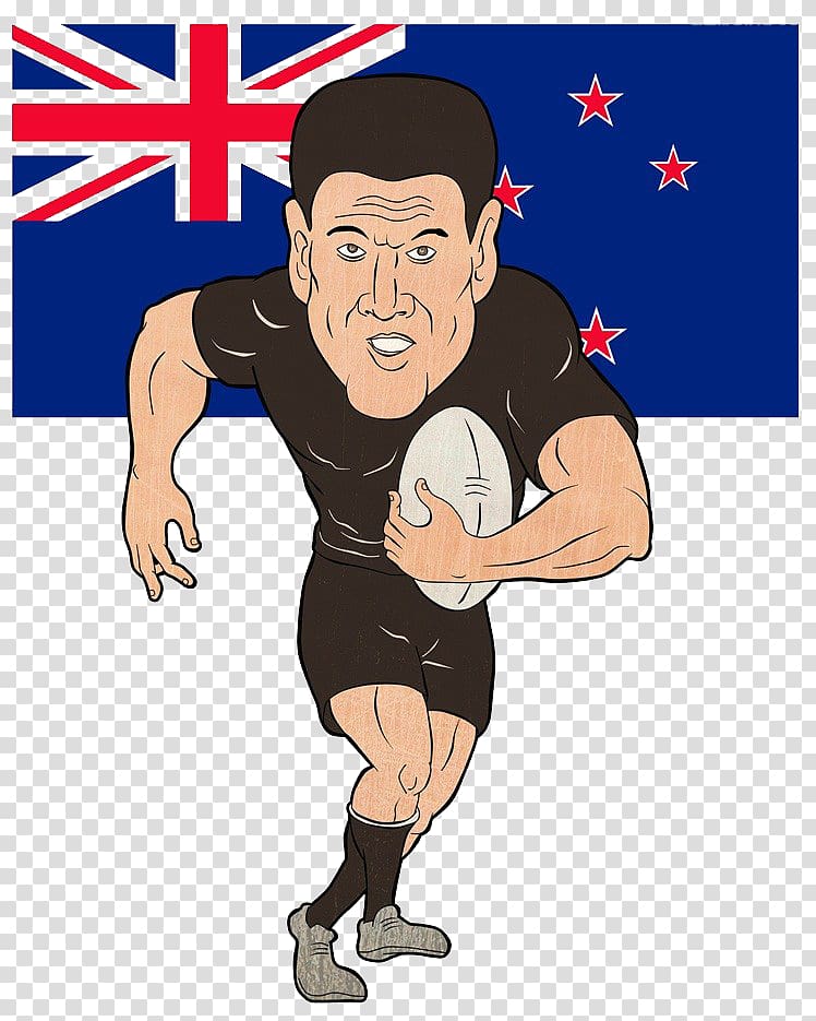 New Zealand national rugby union team 2011 Rugby World Cup Flag of New Zealand, People who run before the party flag transparent background PNG clipart