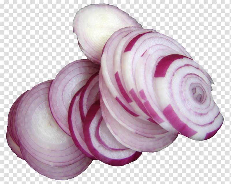 slices of onions, Shallot Scallion Icon, Sliced Onion transparent background PNG clipart