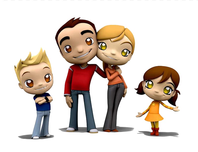 Computer Animation Cartoon 3D computer graphics , Animated Family transparent background PNG clipart