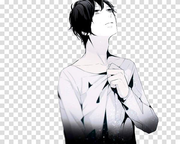 Anime Ciel Phantomhive Monochrome Male, Anime transparent background ...