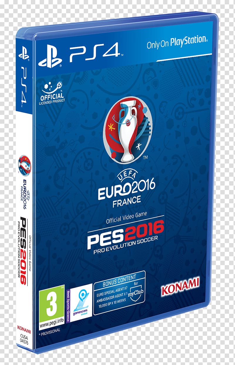 Pro Evolution Soccer 2016 FIFA 17 UEFA Euro 2016 Xbox 360 PlayStation 4, UEFA Euro 2016 Group D transparent background PNG clipart
