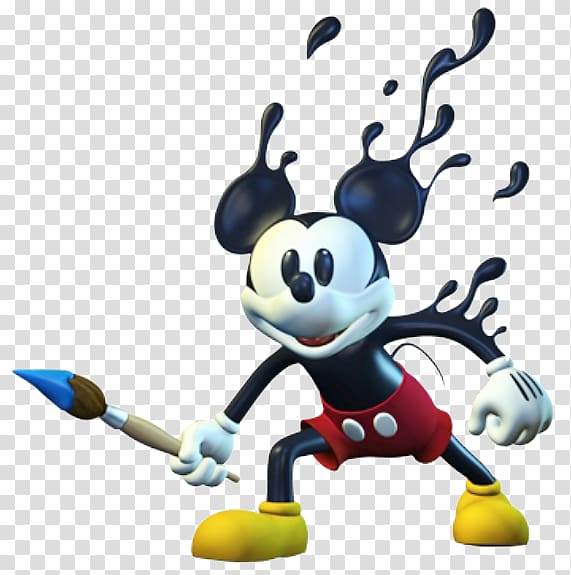 Epic Mickey 2: The Power of Two Mickey Mouse Minnie Mouse Oswald the Lucky Rabbit, mickey mouse transparent background PNG clipart