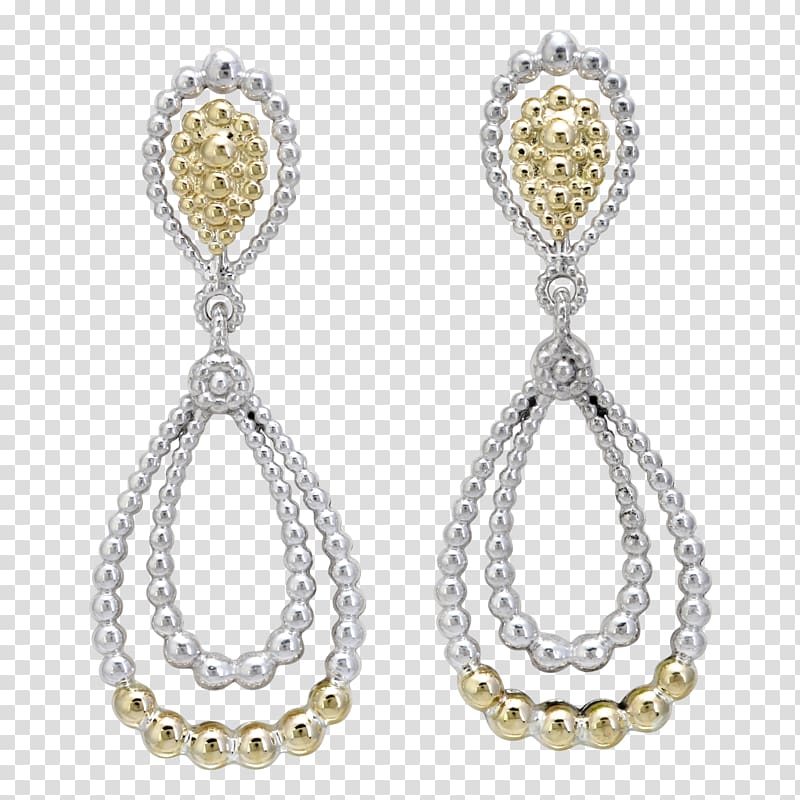 Earring Pearl Colored gold Jewellery, wedding ear transparent background PNG clipart