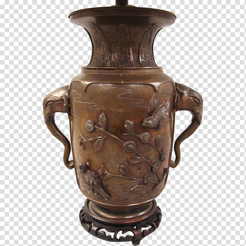 Vase Ceramic Bronze Antique Urn, vase transparent background PNG clipart
