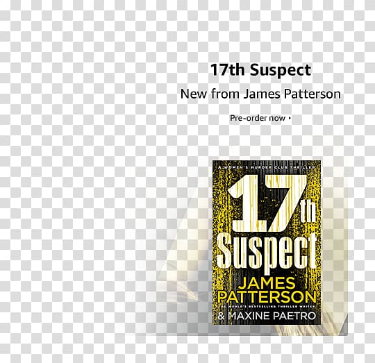 The 17th Suspect 17th Suspect: (Women’s Murder Club 17) Brand Product design, european broken books transparent background PNG clipart