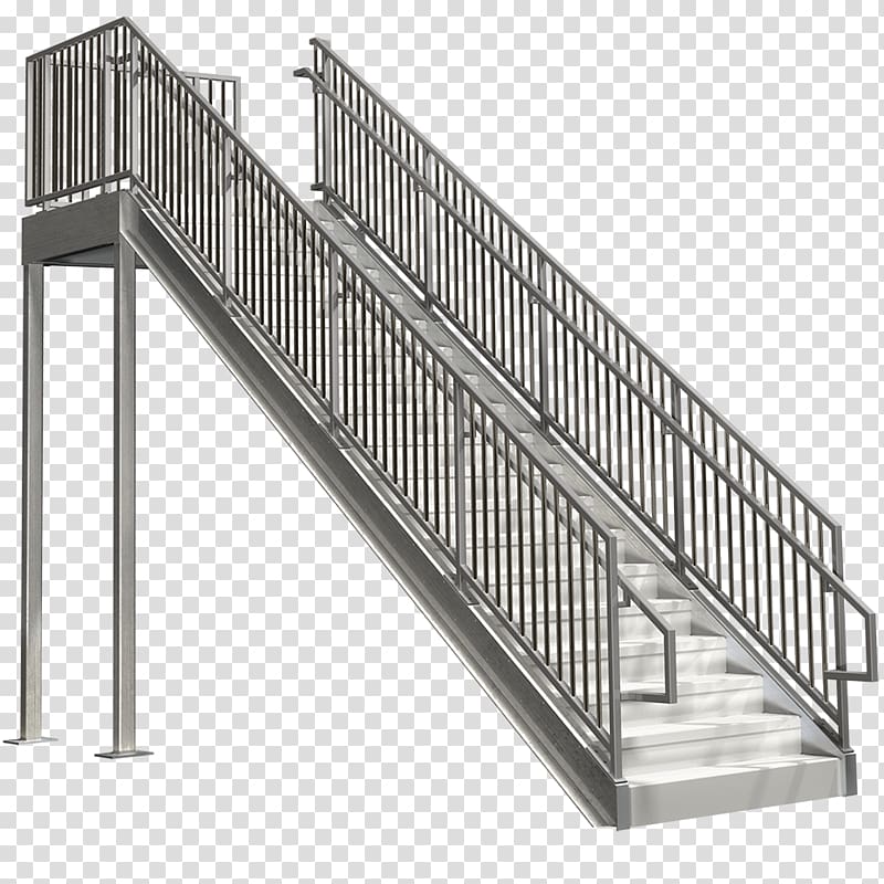 Handrail Stairs Prefabrication Architectural engineering Building, stairs transparent background PNG clipart