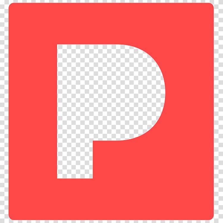 red letter P logo, Pando Logo transparent background PNG clipart