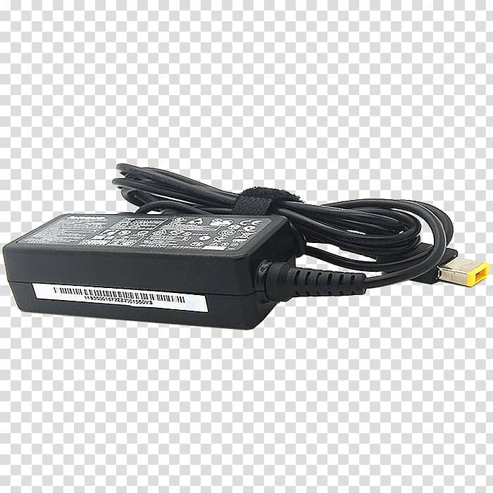 Battery charger AC adapter Laptop Lenovo ThinkPad, ThinkPad X Series transparent background PNG clipart