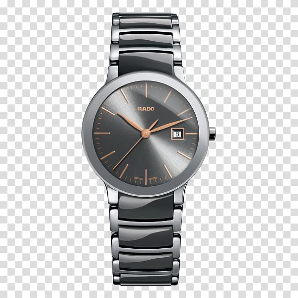 Rado Centrix Diamonds Quartz Watch Rado Centrix Automatic Open Heart, watch transparent background PNG clipart