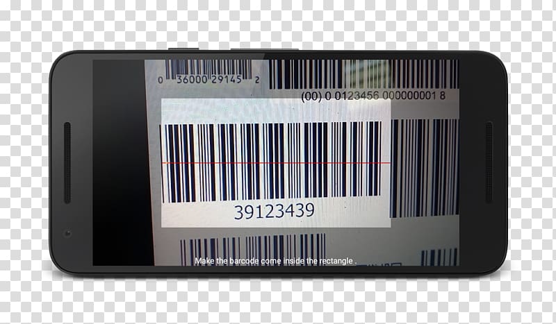 Barcode Scanners Android QR code scanner, barcode transparent background PNG clipart