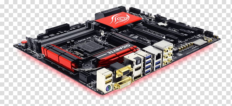 Motherboard Printed circuit board Computer hardware Computer mouse, Computer transparent background PNG clipart