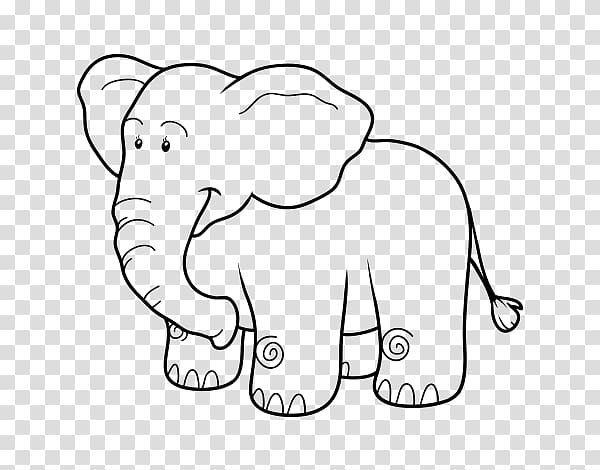 African bush elephant Asian elephant Drawing Elephantidae, painting transparent background PNG clipart