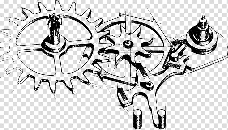 Coaxial escapement Omega SA Watch Movement, watch transparent background PNG clipart
