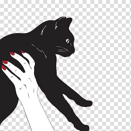 Black cat Meow Cat behavior, Cat transparent background PNG clipart