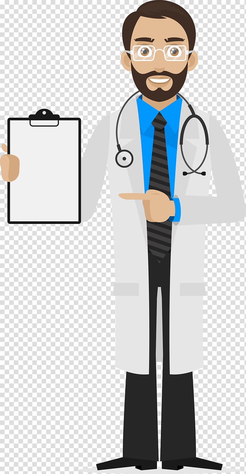 Scientist Euclidean Illustration, Cartoon male doctor transparent background PNG clipart