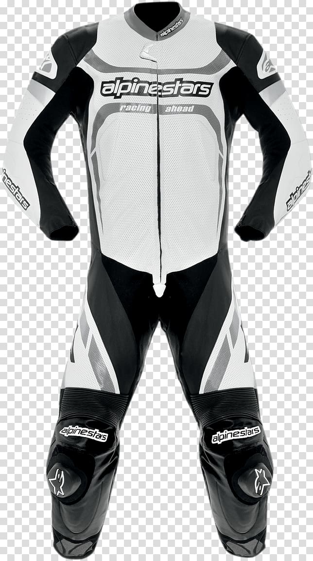 Motorcycle racing Alpinestars Racing suit Leather, motorcycle transparent background PNG clipart